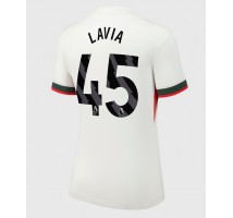 Chelsea Romeo Lavia #45 Koszulka Wyjazdowa damskie 2025-26 Krótki Rękaw